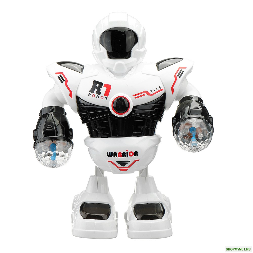 YILE R1 ABS Смарт Музыка Танцы RC Робот Игрушка С Сияющим Светом Подарок Для Детей